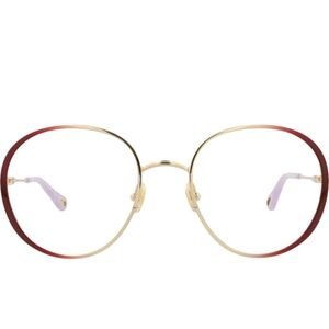 Chloe Gold and Red Women's Glasses